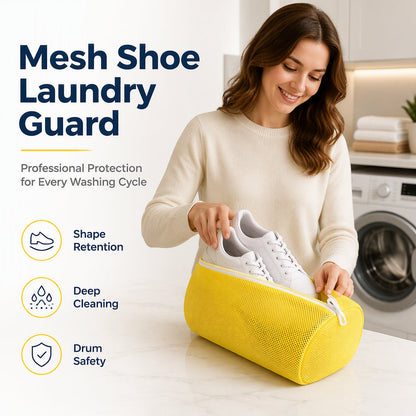 👟 50% RABATT NU! Mesh Shoe Washing Bag – skydd mot deformation, premiumnät & tyst stötskydd – perfekt för maskintvätt av sneakers och sportskor 🧺✨