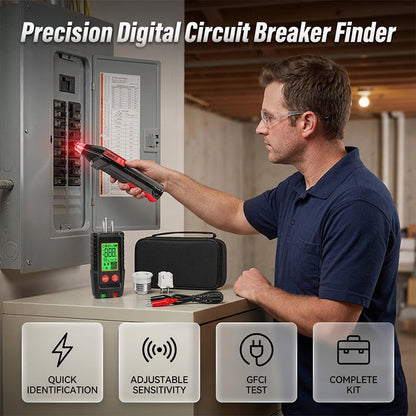 ⚡ 50% RABATT NU! Digitalt kit med säkringssökare och uttagstestare – exakt digital display, beröringsfri detektering & omfattande diagnostik – perfekt för elektriker och hemmabruk 🔌✨