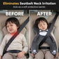🚗 50% RABATT NU! Children's H-Shaped Car Travel Pillow – ergonomisk H-form, integrerat bältesspår & mjuk plysch – perfekt för bilresor och barnets komfort 🐻✨