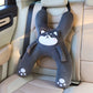 🚗 50% RABATT NU! Children's H-Shaped Car Travel Pillow – ergonomisk H-form, integrerat bältesspår & mjuk plysch – perfekt för bilresor och barnets komfort 🐻✨