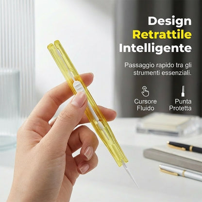 🧹 50% RABATT NU! Dubbelsidig infällbar portrengöringsborste – tar bort damm i laddningsportar, hörlurar och små enheter – kompakt, säker och repfri ✨