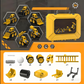 🎄 50% RABATT NU! 🚜 Magnetiskt fordonsbyggset – bygg, lek & lär – perfekt julklapp för små byggare från 3 år 🧲✨