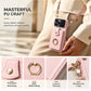 📱 50% RABATT NU! ✨ Magnetic Wallet Case with Ring Stand – plånboksfodral, 360° ringstativ & avtagbar axelrem – perfekt för vardagen, resor och stil 👜🔒
