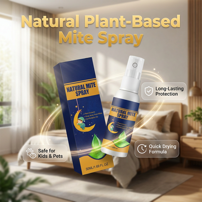 🌿 50% RABATT NU! 🌿 Naturlig växtbaserad spray mot kvalster – rena växtextrakt, enkel applicering & mångsidigt skydd – perfekt för madrasser, kuddar och soffor ✨🛏️