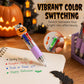 🖊️ 50% RABATT NU! 🎃 Halloween Cartoon 4-Color Ballpoint Pen – mini 4-i-1, livfulla färger & precisionsspets – perfekt för skolan, dagböcker och kreativt skrivande ✨👻