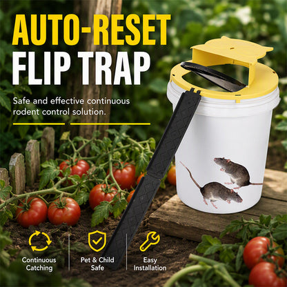 🐭 50% RABATT NU! ⏰ Automatisk musfälla – säker, återställande & enkel att använda – perfekt för trädgård, garage och uthus ✋️✨