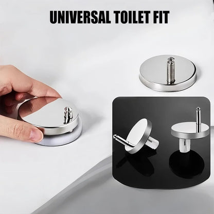 🎉🚽 50 % RABATT! Aldrig mer en vacklande toalettsits! Med detta fästset i 304 rostfritt stål sitter din toalettsits som gjuten på några sekunder – passar alla modeller, inga verktyg behövs!