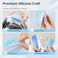 🧴🔥Köp 1 få 1 gratis 💆‍♀️ Silicone Scalp Massage Shampoo Brush – ergonomisk design, djuprengöring & lugnande massage – perfekt för en frisk och ren hårbotten ✨🛁