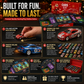 🎄 50% RABATT NU! 🎁 Foldable Toy Car Garage Play Set – dragbacksbilar, LED-belysning & hopfällbar bana – perfekt för kreativ lek och racingäventyr 🏎️✨