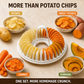 🥔 50% RABATT NU! 🍟 DIY-maskin för potatischips till mikrovågsugn – oljefria, krispiga & hälsosamma – perfekt för hemmagjorda snacks 🥗✨