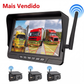 🚛🔥 REA! Trådlöst 1080p HD bakkamerasystem med 7‑tums skärm – delad skärm, loop‑inspelning, passar lastbil, husbil & släpvagn!