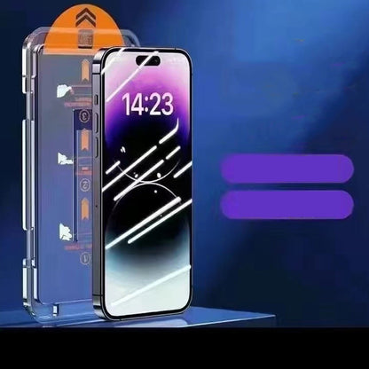 📱 50% RABATT NU! 🛡️ HD/Anti-Peeping Tempered Glass Screen Protector – 9H hårdhet, dammfri installation & 150° bågdesign – perfekt för integritet och skydd 🔒✨
