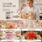 🛒 50% RABATT NU! 🎂 3D‑verktyg för gelatinkonst – professionellt kit, realistiska blommor & rostfritt stål – perfekt för kreativa efterrättsdekorationer ✨🎨