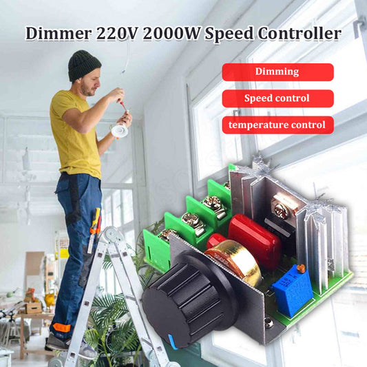⚡ 50% RABATT NU! 🔧 2000W Step Up & Down Voltage Controller – hög effekt, brett spänningsområde & vredkontroll – perfekt för värmare, motorer och lampor 💡✨