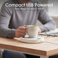 🔥 50% RABATT NU! ⚡ Smart USB-uppvärmd underlägg – justerbar värme för skrivbord och hemmabruk -Kompatibel med olika koppar – keramik, glas och rostfritt stål ☕✨