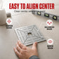 🧱 50% RABATT NU! 🔧 Galvanized Steel Floor Drain Tiling Ruler – en mall för flera storlekar, hållbar & exakt – perfekt för proffs och gör-det-själv-renoverare 🛠️✨