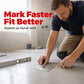 🧱 50% RABATT NU! 🔧 Galvanized Steel Floor Drain Tiling Ruler – en mall för flera storlekar, hållbar & exakt – perfekt för proffs och gör-det-själv-renoverare 🛠️✨