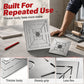 🧱 50% RABATT NU! 🔧 Galvanized Steel Floor Drain Tiling Ruler – en mall för flera storlekar, hållbar & exakt – perfekt för proffs och gör-det-själv-renoverare 🛠️✨