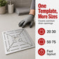🧱 50% RABATT NU! 🔧 Galvanized Steel Floor Drain Tiling Ruler – en mall för flera storlekar, hållbar & exakt – perfekt för proffs och gör-det-själv-renoverare 🛠️✨