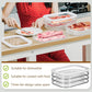 🍱 50% RABATT – TIDSBEGRÄNSAT! 👀 Klar Kyldosa med Lock – transparent sikt, stapelbar design & 3 storleksalternativ – organisera ditt kylskåp enkelt ✨🧊