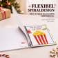 🎄 50% RABATT NU! 📖 Premium teckenbok för högtider – flexibel spiraldesign, levande färger & bärbar A6-storlek – perfekt för julkort, teckningar och minnen ✨🎅