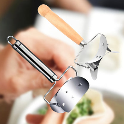 🔪 50% RABATT NU! 🥟 Kniv för degkapslar i rostfritt stål – skapar perfekt runda degkakor på några sekunder – perfekt för dumplings, potstickers och ravioli 🍜✨