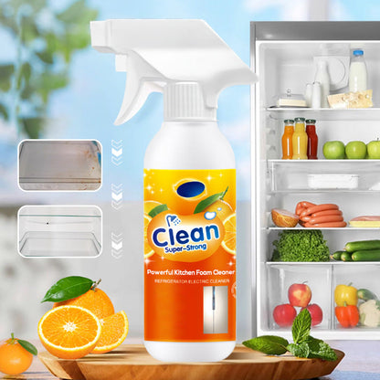🧹 50% RABATT NU! ✨ Kraftfullt Köksrengöring Skum – eliminerar bakterier, avkalkar & lämnar fräsch doft – perfekt för kyl, ugn, mikro och alla köksytor 🍊🧽