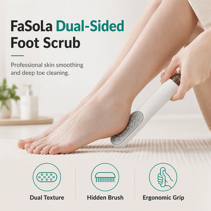 🧼 50% RABATT NU! ✨ Dubbelsidig fotfil för borttagning av förhårdnader – rostfritt stål, djuprengöring av tåsömmar & hållbar – perfekt för fotspa hemma 🦶💅