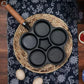 🍳 50% RABATT NU! 🥚 Stekpanna i Gjutjärn Non-stick för Ägg med 4/5-fack – flerfackig design, kemikaliefri non-stick & utmärkt värmehållning – perfekt för familjefrukostar och måltidsförberedelser ✨🥞