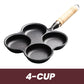 🍳 50% RABATT NU! 🥚 Stekpanna i Gjutjärn Non-stick för Ägg med 4/5-fack – flerfackig design, kemikaliefri non-stick & utmärkt värmehållning – perfekt för familjefrukostar och måltidsförberedelser ✨🥞