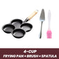 🍳 50% RABATT NU! 🥚 Stekpanna i Gjutjärn Non-stick för Ägg med 4/5-fack – flerfackig design, kemikaliefri non-stick & utmärkt värmehållning – perfekt för familjefrukostar och måltidsförberedelser ✨🥞
