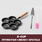 🍳 50% RABATT NU! 🥚 Stekpanna i Gjutjärn Non-stick för Ägg med 4/5-fack – flerfackig design, kemikaliefri non-stick & utmärkt värmehållning – perfekt för familjefrukostar och måltidsförberedelser ✨🥞