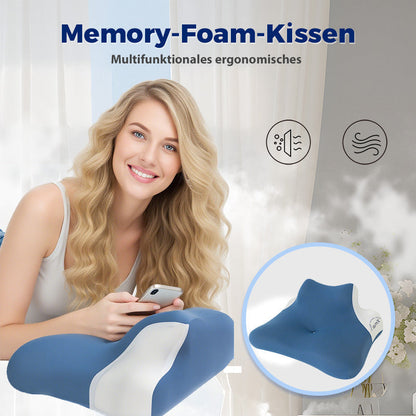 🛏️ 50% RABATT NU! Multifunktionell ergonomisk kudde med minnesskum – stödjer nacke och axlar, andningsbar & avtagbar – perfekt för alla sovställningar ✨