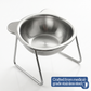 🐕 50% RABATT NU! 🥣 15° lutad upphöjd matskål för hund – naturlig ätposition, minskar uppstötningar & nacksmärta – perfekt för små raser och äldre hundar 🦴✨
