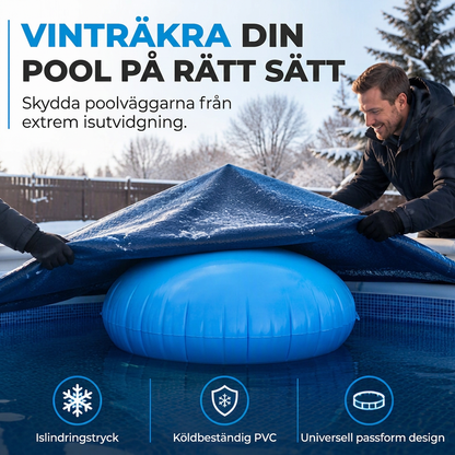⏰Rund uppblåsbar luftkudde för vinterförvaring av pool