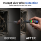 🔧 50% RABATT NU! ⚡ 2-in-1 Voltage Tester Screensvrvmæsterskrivmejsel med LED-indikator – detekterar spänningsförande ledningar, identifierar neutrala ledningar & ergonomiskt grepp – perfekt för elektriska reparationer och felsökning 🛠️✨