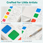🎨 50% RABATT NU! ✨ Pocket Watercolor Painting Book for Kids – inbyggda pigment, rivbara sidor & bärbar design – perfekt för kreativ lek på språng 🖌️🌈