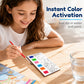 🎨 50% RABATT NU! ✨ Pocket Watercolor Painting Book for Kids – inbyggda pigment, rivbara sidor & bärbar design – perfekt för kreativ lek på språng 🖌️🌈