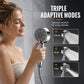 🚿 50% RABATT NU! ✨ High-Pressure Stainless Steel Shower Head – luftförstärkt flöde, 3 lägen & ergonomisk design – perfekt för lyxig duschupplevelse 💧🛁