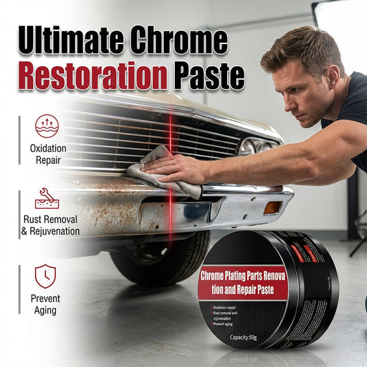 ✨ 50% RABATT NU! 🚗 Anti-Rust Chrome Renovation & Repair Polish – ultimat kromrestaurering, tar bort rost & oxidation – perfekt för bil, motorcykel och badrum 🔧✨