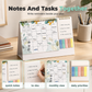 🗓️ 50% RABATT NU! ✨ 2027 Creative Desk Calendar with Sticky Notes – daglig planering, färgflikar & anteckningsutrymme – perfekt för en prydlig och inspirerande arbetsyta 📝