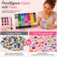 💎 50% RABATT NU! ✨ AB-färgade Jelly Flatback-hartspärlstenar-set med förvaringslåda, lim och verktyg – för DIY-nagelkonst, kläder och mobilfodral 🎨