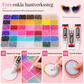 💎 50% RABATT NU! ✨ AB-färgade Jelly Flatback-hartspärlstenar-set med förvaringslåda, lim och verktyg – för DIY-nagelkonst, kläder och mobilfodral 🎨