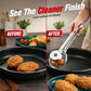 🍳 50% RABATT NU! 2-i-1 Oil Filter Tongs i rostfritt stål – oljeavrinning, säkert grepp & mindre kladd – perfekt för fritering och servering ✨