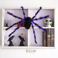 🕷️ 50% RABATT NU! Halloween utomhusdekorationer jättespindel – gigantisk, realistisk & kusligt lurvig – perfekt för trädgården, verandan och spökhuset 🎃✨