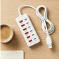 🔌 50% RABATT NU! ⚡ High-Speed 12-Port USB Hub – ladda upp till 12 enheter samtidigt, snabbladdning & kompakt design – perfekt för skrivbordet och resan ✨