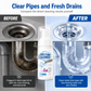 🧼 50% RABATT NU! Household Pipe Foam Cleaner & Deodorizer – aktivt skum, djup expansion & universell avloppsrengöring – perfekt för handfat, kök och golvbrunnar ✨