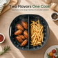 🍟 50% RABATT NU! ✨ Återanvändbar delad silikoninsats till airfryer – två zoner, nonstick & mindre fett – perfekt för separata smaker och enklare rengöring 🍗🥦