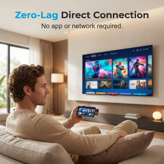 📺 50% RABATT! ✨ Trådlös HDMI videosändare & mottagare – Noll fördröjning, 50m räckvidd, plug & play utan WiFi