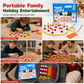 🎅 50% RABATT NU! ♟️ Christmas Santa Claus Magnetic Chess Board Game – strategiska julmatcher, magnetiska pjäser & festlig design – perfekt för familjespelkvällar i vinter ✨